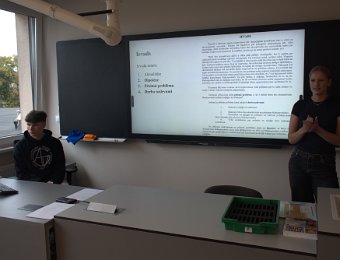 12. klašu skolēnu prezentācija par ZPD izstrādi